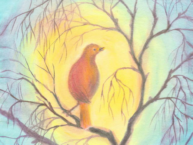 061: Vogel im Geäst *